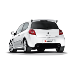 Akrapovic Evolution komplette Abgasanlage passend für Renault Clio Sport III RS 200 inkl. Montage