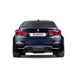 Akrapovic Carbon Diffuser (Hochglanz) passend für BMW M4 F82 F83 & M3 F80 NEUES DESIGN