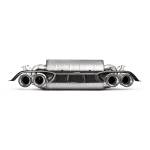 Akrapovic Carbon Diffuser (matt) passend für BMW M4 F82 F83 & M3 F80 (NEUES DESIGN) mit ABE Diffusor