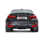 Akrapovic Carbon Diffuser (matt) passend für BMW M4 F82 F83 & M3 F80 (NEUES DESIGN) mit ABE Diffusor