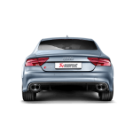 AKRAPOVIC EVOLUTION passend für Audi RS7 C7 Sportback komplette Titan-Abgasanlage NEU