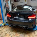 Akrapovic Slip-On (TITAN) passend für BMW M2 Competition F87 (mit OPF) inkl. Carbon Endrohre