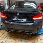 Akrapovic Slip-On (TITAN) passend für BMW M2 Competition F87 (mit OPF) inkl. Carbon Endrohre