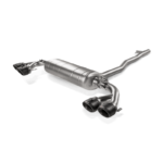 Akrapovic Slipon Line passend für Mercedes AMG : A 35 (W177) mit Carbon Endrohre