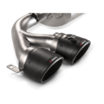 Akrapovic Slipon Line passend für Mercedes AMG : A 35 (W177) mit Carbon Endrohre