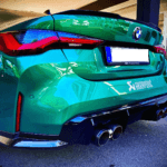 Akrapovic SLIPON TITAN Abgasanlage passend für BMW M3 G80 G81  / M4 G82 G83 COMPETITION mit OPF ( inkl. Carbon Endrohre Ihrer Wahl )