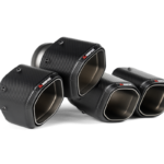 AKRAPOVIC SLIPON Titan Abgasanlage passend für BMW M5 G90 + G99 Touring mit OPF ab 2025 + Carbon Endrohre