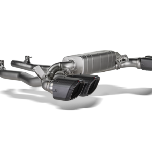 AKRAPOVIC SLIPON Titan Abgasanlage passend für BMW M5 G90 + G99 Touring mit OPF ab 2025 + Carbon Endrohre