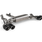 AKRAPOVIC SLIPON Titan Abgasanlage passend für BMW M5 G90 + G99 Touring mit OPF ab 2025 + Carbon Endrohre