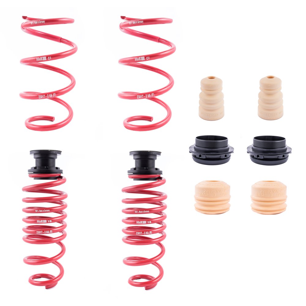 H&R Gewindefedern VA 25-35 + HA 10-20 mm passend für BMW M5 G90 Lim + M5 G99 Touring  xDrive (Typ G9M)